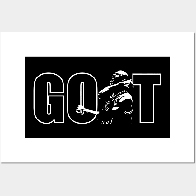 G.O.A.T. Wall Art by Tee4daily